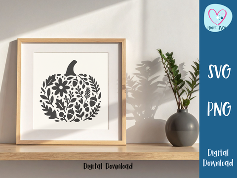 FREE October SVG - Pumpkin Fall Cutout Wall Decor - SVG Digital File