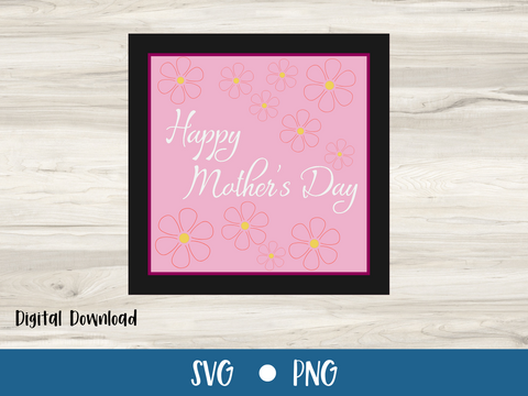 Mother's Day Pop-Up Flower Birthday Card - SVG Digital File