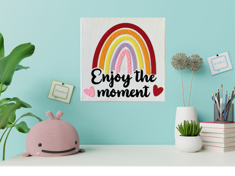 Enjoy the Moment Canvas - SVG Digital File