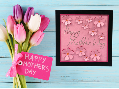 Mother's Day Pop-Up Flower Birthday Card - SVG Digital File