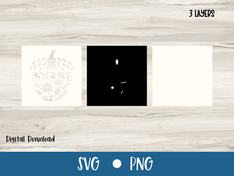 Acorn Fall Cutout Wall Decor - SVG Digital File