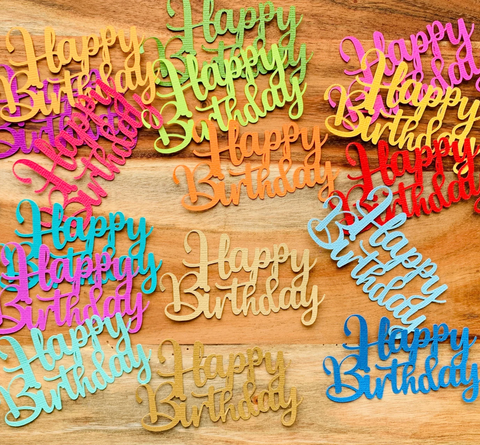 Happy Birthday, Die Cuts | Card Making | Scrapbooking