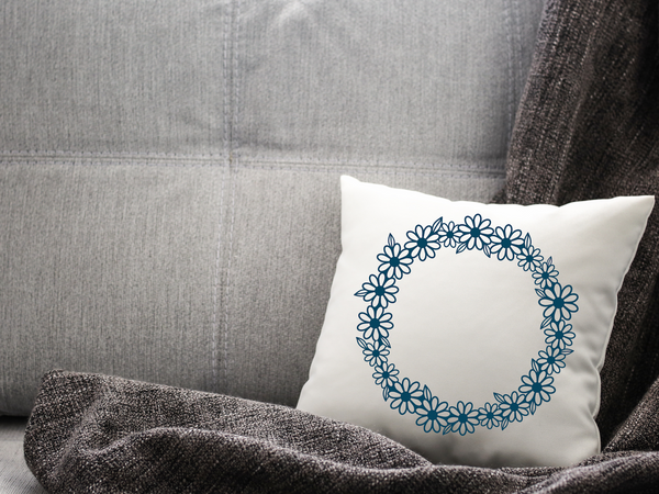 Daisy Chain Round Frame - SVG Digital File – Heart Supplies